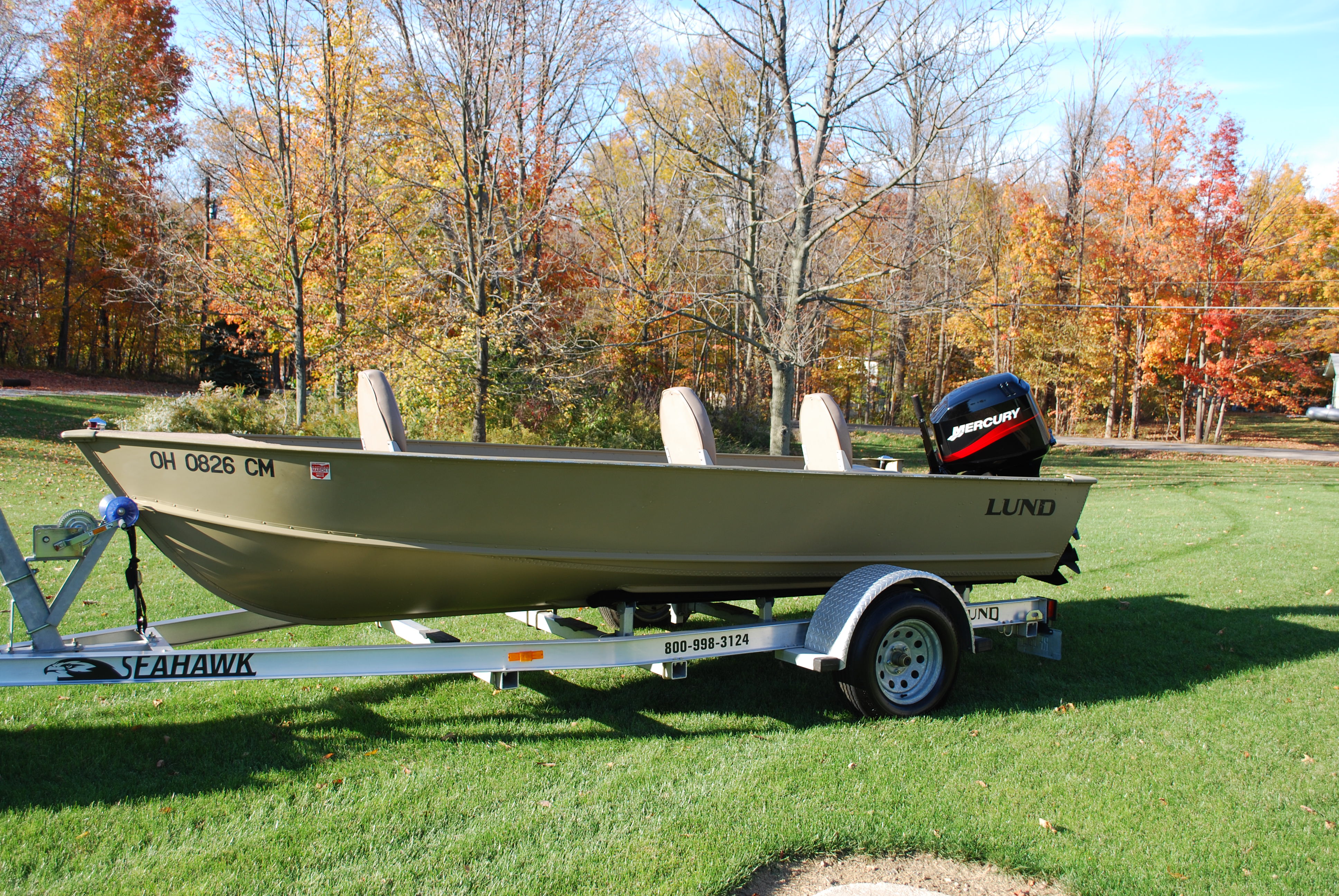 Walleye.com: 1999 Lund Alaskan 16 ft aluminum boat