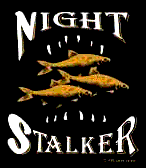 night stalker walleye fishing logo
