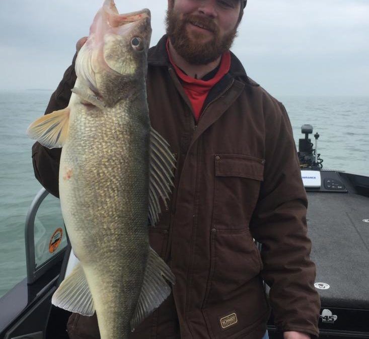 Walleye Fishing in February out of Catawba