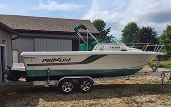 1996 Proline 231 WA 23 ft