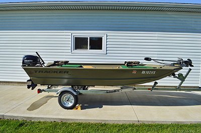 2016 Tracker Grizzly 14 ft | Walleye, Bass, Trout, Salmon Fishing Boat