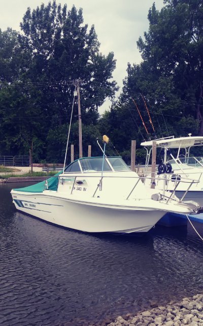 1997 Baha 24 ft cuddy walkaround 24 ft | Walleye, Bass, Trout, Salmon Fishing Boat