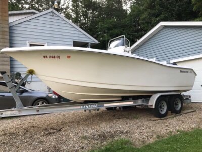 2011 Tidewater 216cc 21 ft | Walleye, Bass, Trout, Salmon Fishing Boat