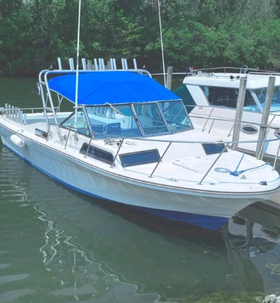 1986 Sportcraft 27 Fisherman 27 ft | Walleye, Bass, Trout, Salmon Fishing Boat