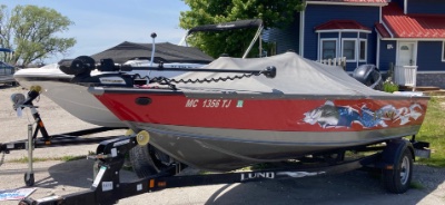 2010 Lund Pro guide 18 ft