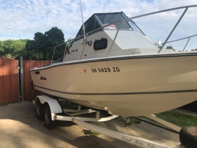 1990 Raven Boat Works 2000WA 21 ft | Walleye, Bass, Trout, Salmon Fishing Boat