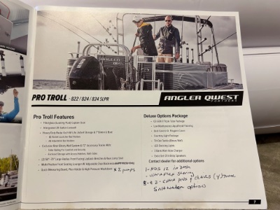 2021 Angler Angler quest pro troll 824 24 ft