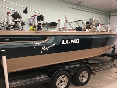 1997 Lund Baron Magnum Overnighter 22 ft | 2481N Green Ave Hesperia, MI