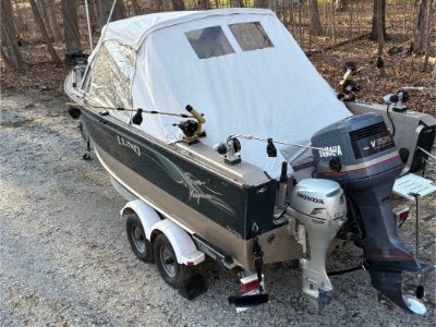 2000 Lund 2150 Baron Magnum 21 ft | Walleye, Bass, Trout, Salmon Fishing Boat