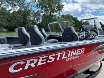 2015 Crestliner Raptor 1850 18 ft | Walleye, Bass, Trout, Salmon Fishing Boat