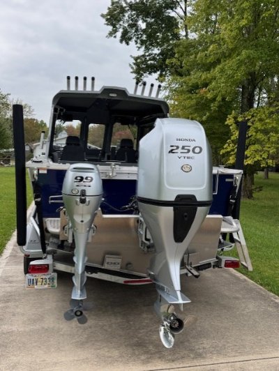 2023 Hewescraft 220 Ocean Pro HT ET 25 ft | Walleye, Bass, Trout, Salmon Fishing Boat