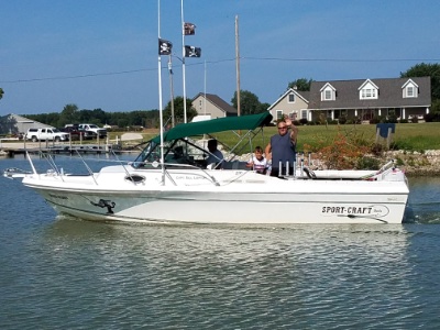1998 Sportcraft 270 soft top 27 ft | Walleye, Bass, Trout, Salmon Fishing Boat
