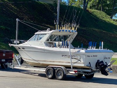 2001 Sportcraft 252 HardTop Express 25 ft | Walleye, Bass, Trout, Salmon Fishing Boat